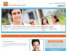 Tablet Screenshot of drjamesmuzzi.com
